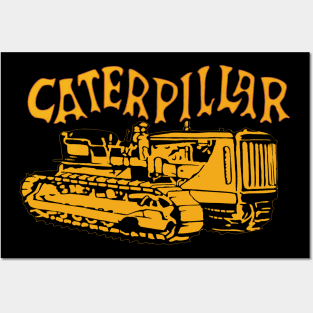 Caterpillar Bulldozer Posters and Art